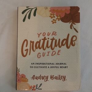 Audrey Bailey Gratitude Guide Journal - Cream and Brown